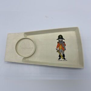 McDonalds Happy Meal Tray Vintage 1970’s Captain Crook Simon Marketing